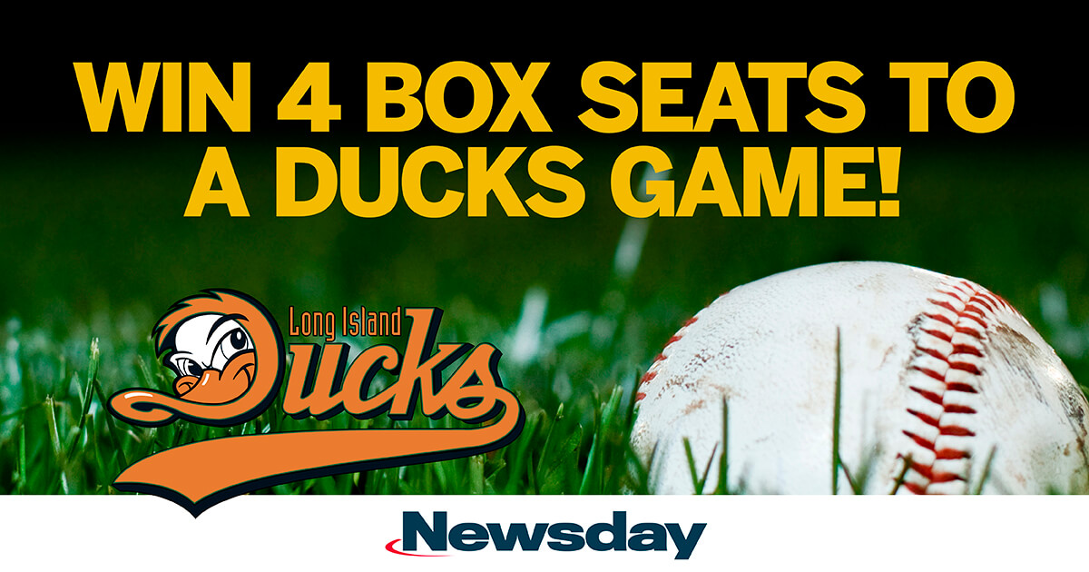 Newsday's Long Island Ducks Ticket Sweepstakes